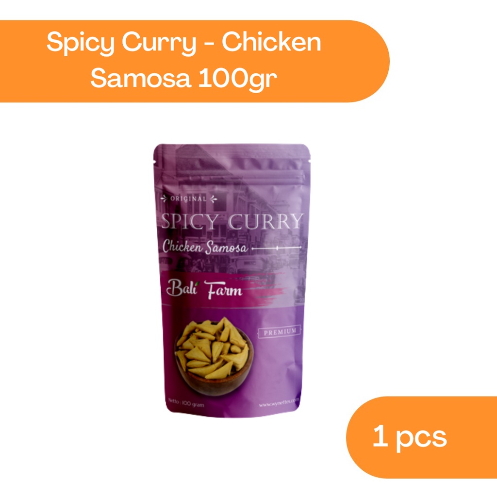 

Saboga x Bali Farm Spicy Curry Chicken Samosa 100gr