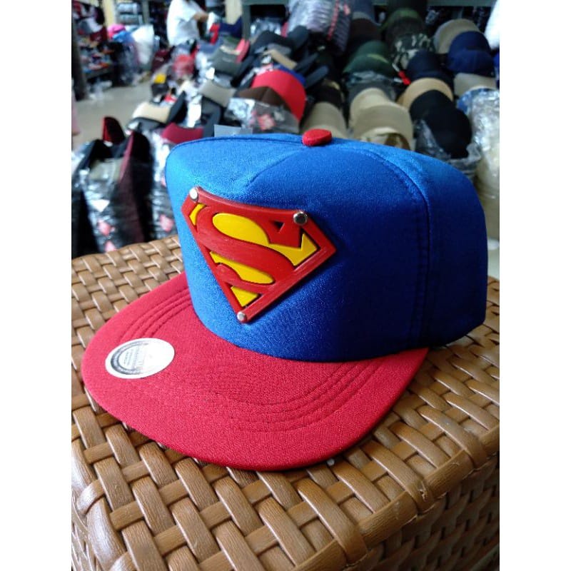 Topi Snapback Anak Laki Laki Logo Superman