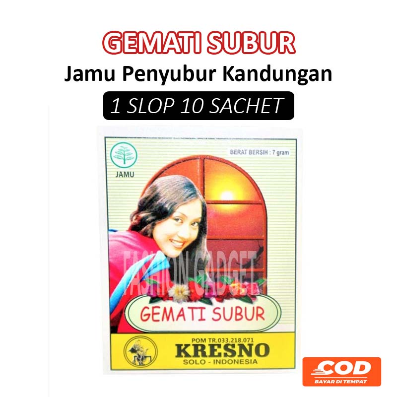 Gemati Subur 10 Sachet  7gr Jamu Penyubur Kandungan Obat Penyubur kandungan