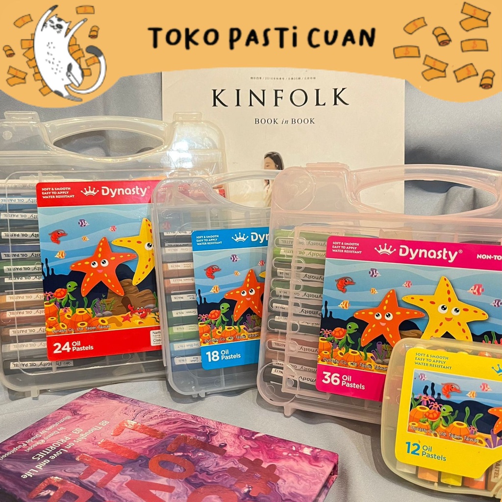 

krayon oil pastel dynasty 1 set banyak varian lucu fancy imut keperluan sekolah ATK Alat Tulis kantor lucu bisa COD
