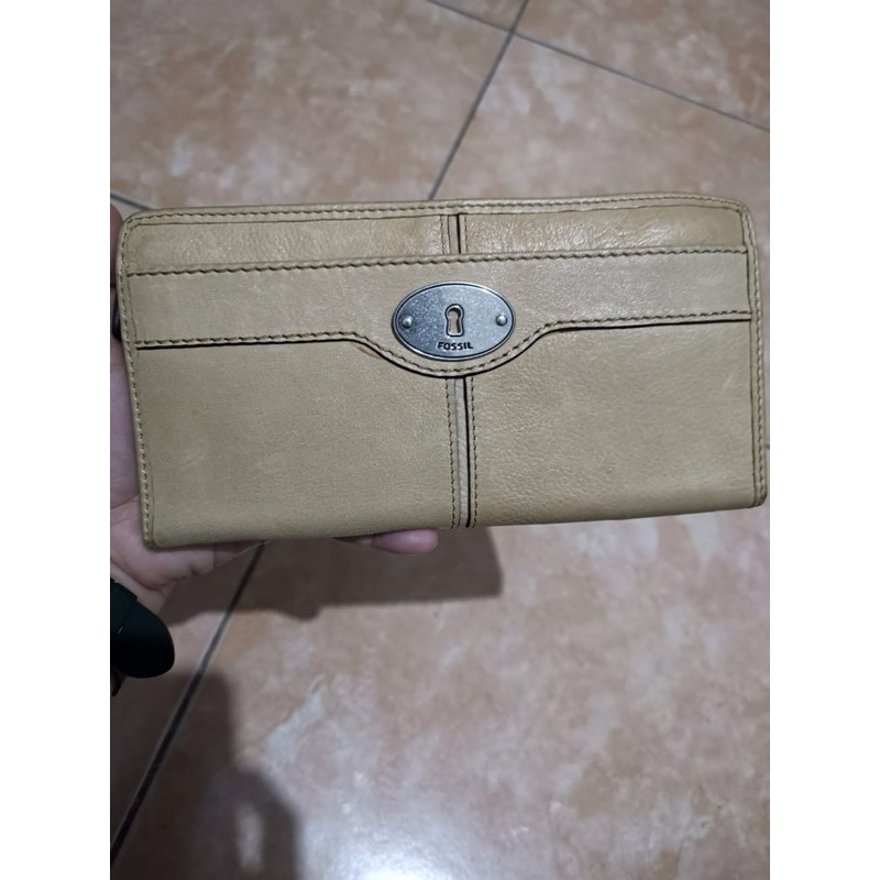 Fossil Marlow Top zip beige Preloved