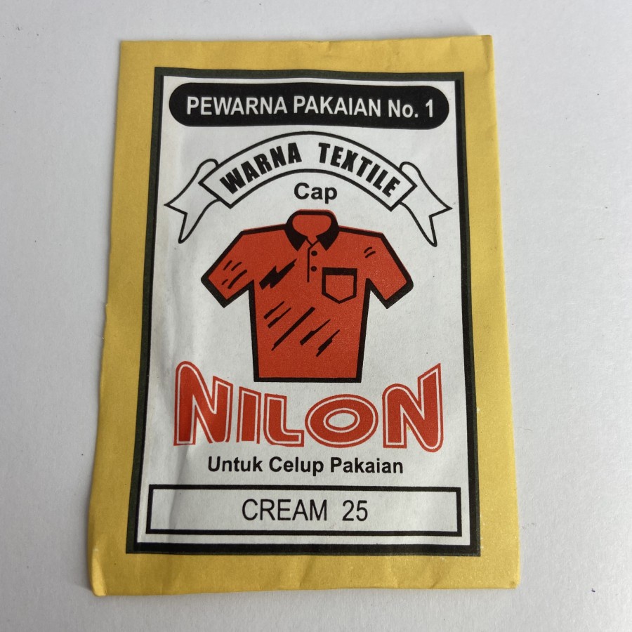

Wenter NILON CREAM Pewarna Kain Pakaian Textil Permanen Jeans Silk Tie Dye Prakarya Kerajinan Craft Crafting Art Seni Kesenian Kertakes Homestuff Peralatan Perlengkapan Paint Painting Air Water Cet DIY Pewarna Colour Color Grosir Prakarya Malang