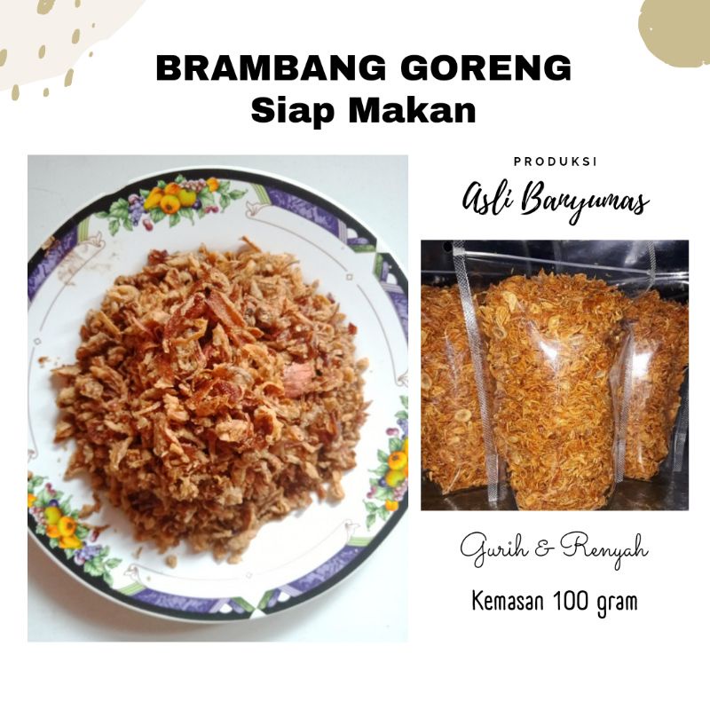 Jual BRAMBANG GORENG Siap Makan KHAS BANYUMAS HARGA TERJANGKAU Shopee Indonesia