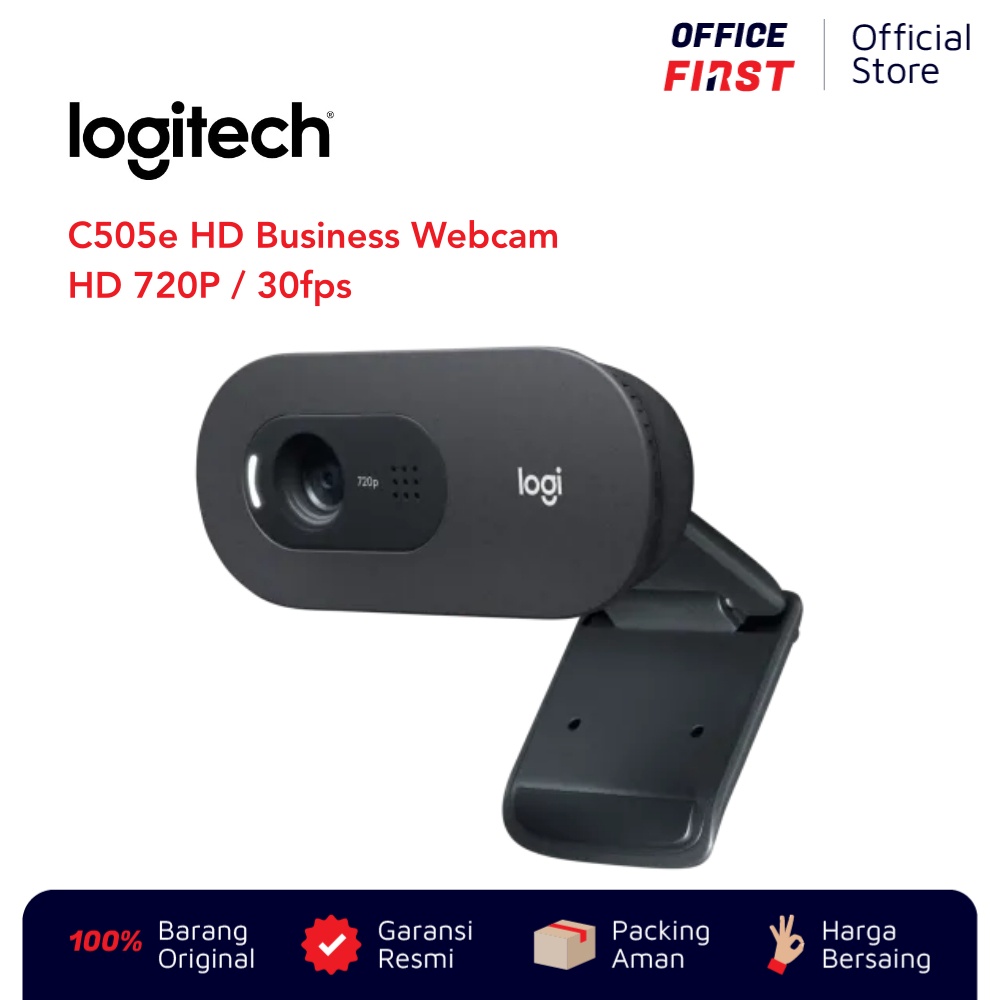 Logitech C505e HD Business Webcam 720p 30fps Noise Reducing C 505 C505