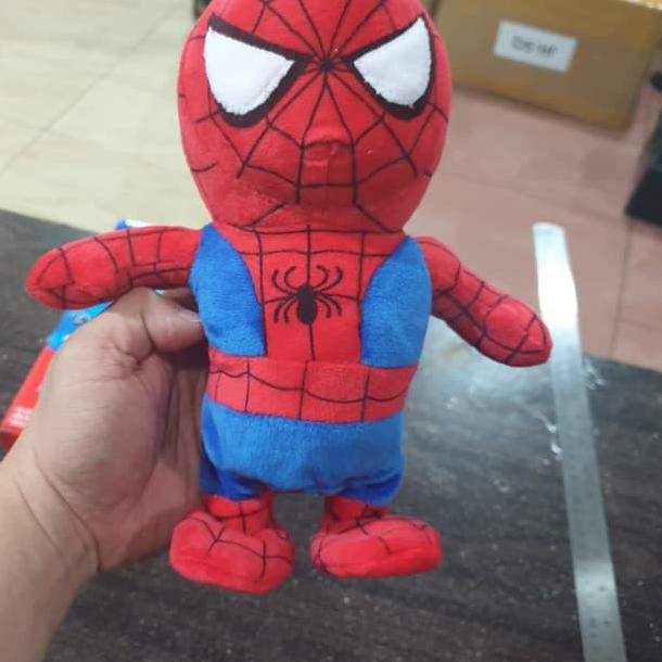 Terbaru  Talking SPIDERMAN Plus Music / Boneka SPIDERMAN bisa Bicara dan Joget new....