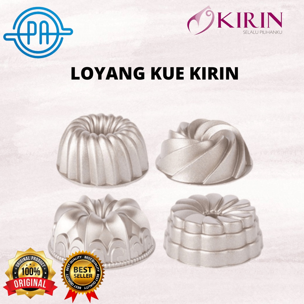 LOYANG KUE KIRIN / KIRIN PREMIUM CAKE PAN DIE CAST / CETAKAN KUE PUDDING