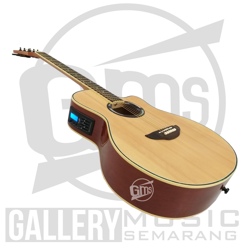 Gitar Akustik Elektrik APX 500II Equalizer Tuner Cowboy AW-5 Double Run Stang Utuh Tanpa Sambungan