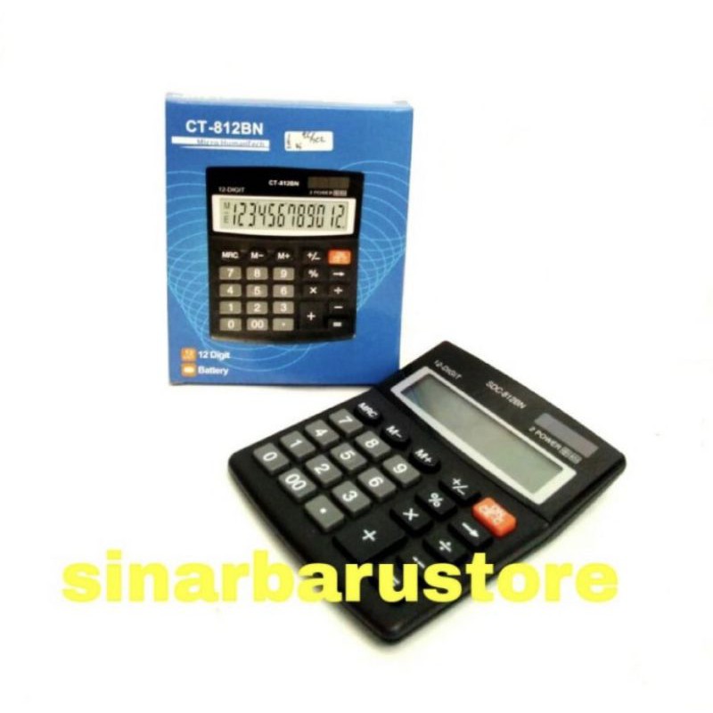 

kalkulator/calculator "Citizen" Kw Ct-812BN 12 digit murah