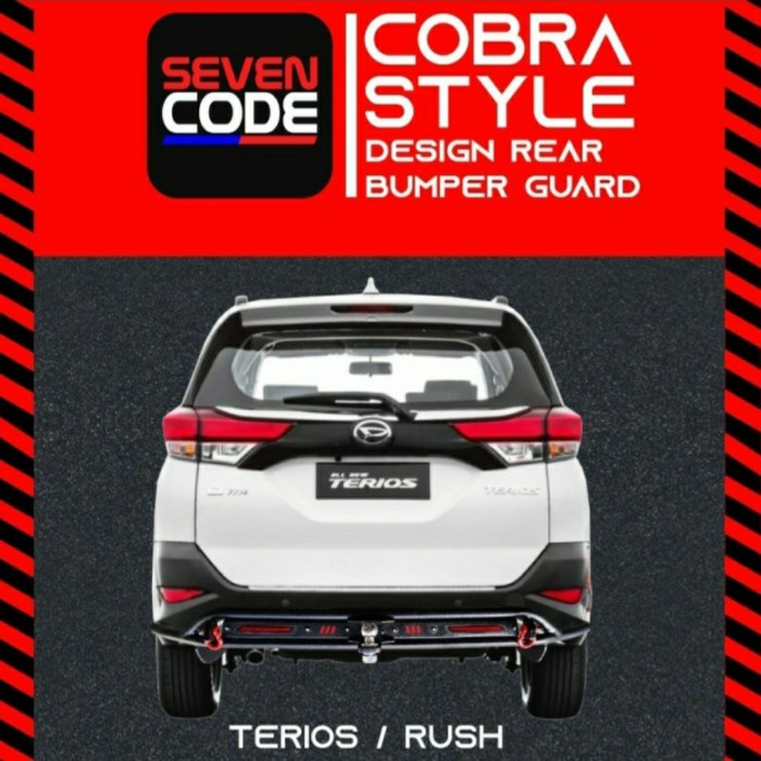 TOWING BELAKANG ALL NEW RUSH SEVEN CODE COBRA / PENGAMAN BELAKANG RUSH