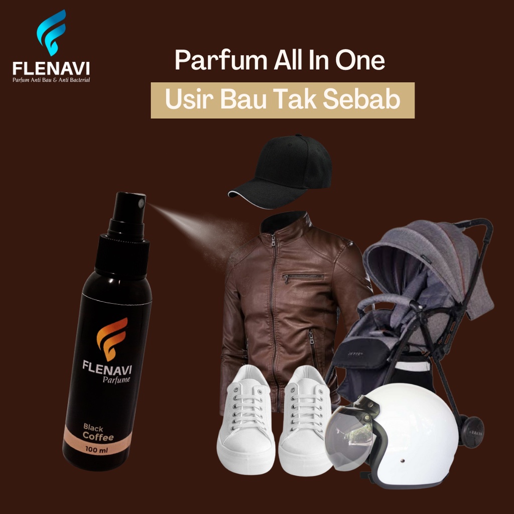 DISKON Flenavi Parfume - Farfum Helm Sepatu Parfum Jok Mobil Jaket Aroma Black Coffee