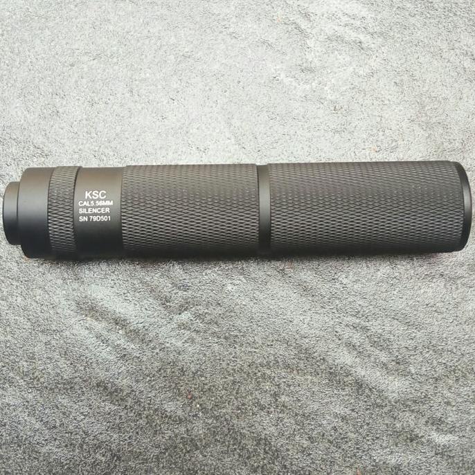 dummy peredam ksc silencer suppressor m4 ar15 hk416 aeg gbbr wgg wgb