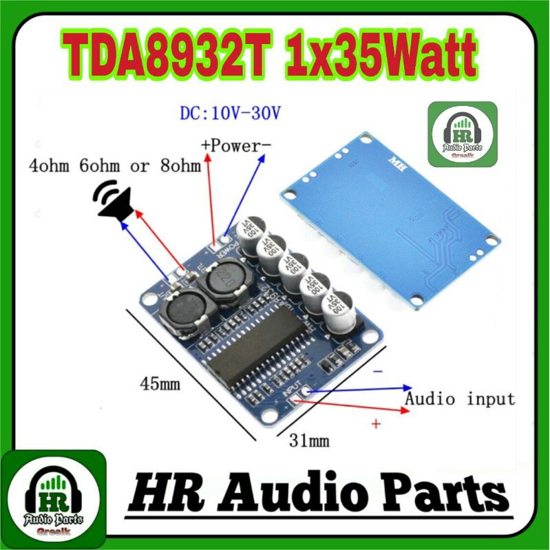 TDA8932 Digital Power Amplifier 35W Mono BTL Modul TDA8932T 35Watt