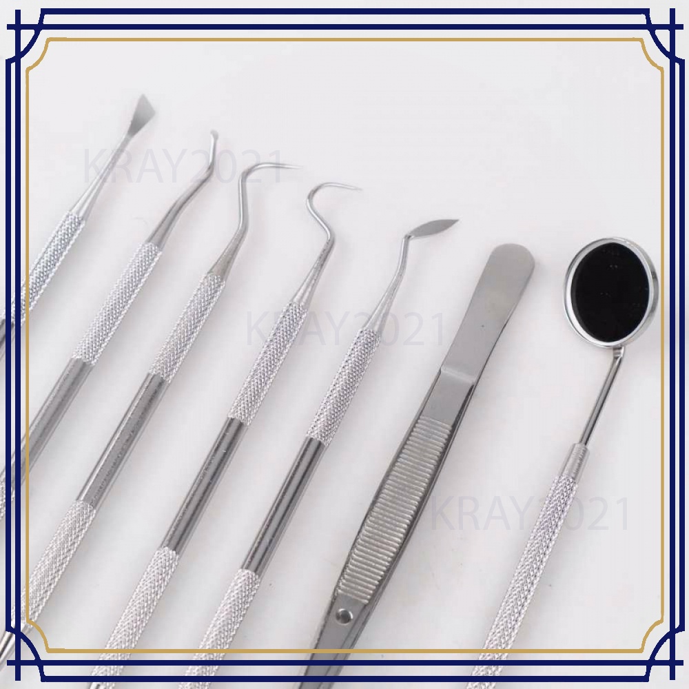 Peralatan Set Dokter Gigi Dentist Dental Tool 7 PCS HT108