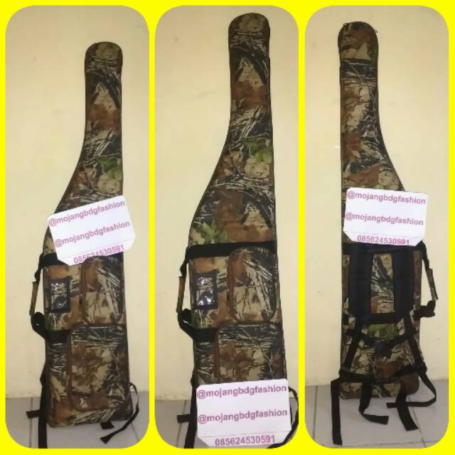 Tas Senapan Motif Baru / Tas Bedil Busa Tebal Murah