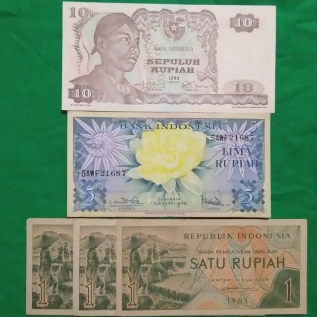 UANG KUNO PAKET MAHAR 18 Rupiah