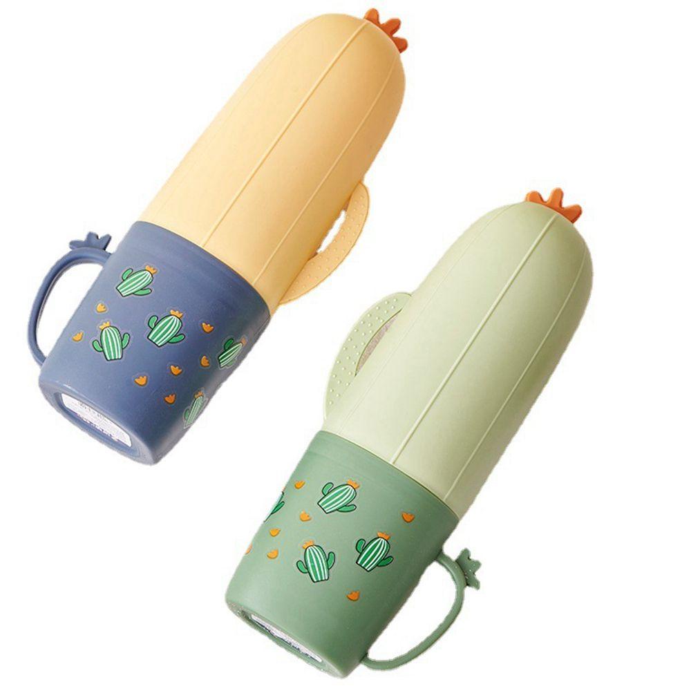 Nickolas1 Tempat Sikat Gigi Kartun Lucu Organizer Kamar Mandi Perlengkapan Perjalanan Mencuci Cangkir Organizer Berkemah Luar Ruangan Toothbrush Cup