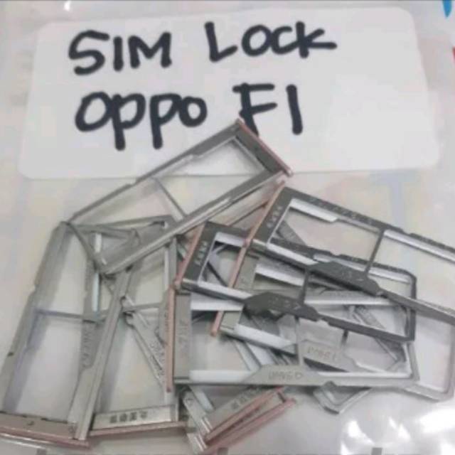 Sim tray Sim Lock Slot Sim Tempat Kartu Oppo F1 Oppo F1F murah awet
