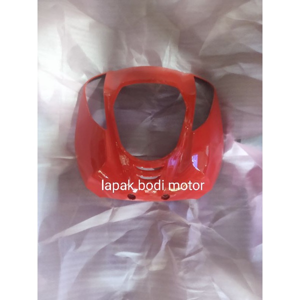 cover bodi body tameng lampu depan honda genio famous merah ferari cabe