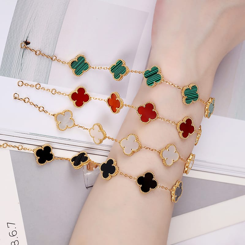 Gelang Tangan Wanita Lv 4 Warna Titanium