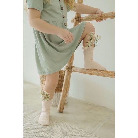 Bohopanna Alice Socks / Kaos Kaki Anak / Bayi Perempuan / Bohopana / Boho Baby