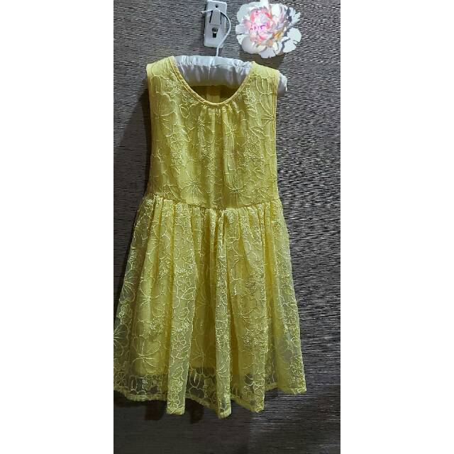 Dress anak 3 tahun Kuning merk Swallow Speak preloved