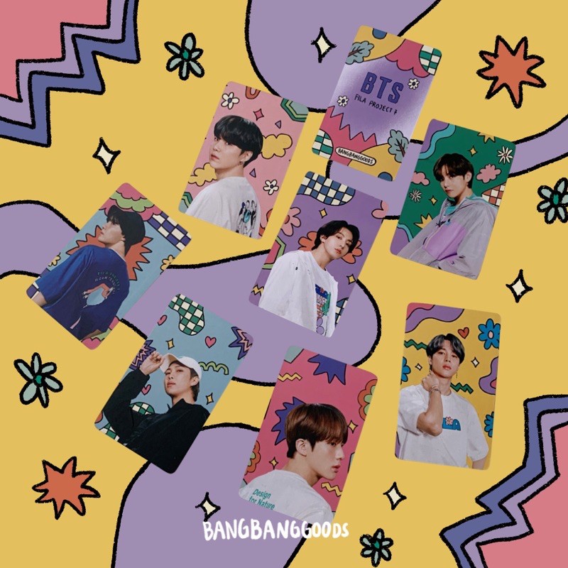 BTS x FILA PROJECT 7 Unofficial Photocard (FULLSET)