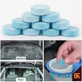 TABLET AIR WIPER / Sabun Pembersih Kaca Wiper Mobil Toilet Rumah Glass Cleaner Tablet