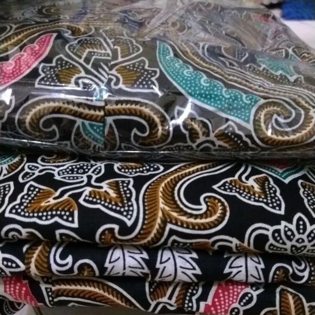 Couple Batik Keluarga Sarimbit Dress Tunik Muslim Motif Cirebonan