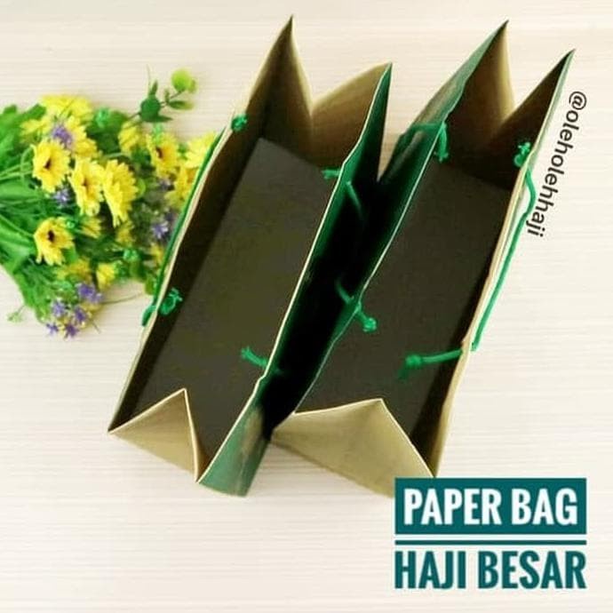 

(TERLARIS) Paperbag/Tas Kertas Ukuran Besar/Tas Souvenir/Oleh Oleh Haji dan Umroh