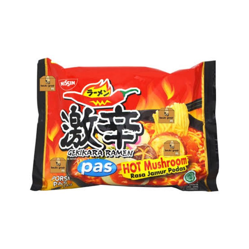 

Nissin Gekikara Pas Hot Mushroom 76 Gr