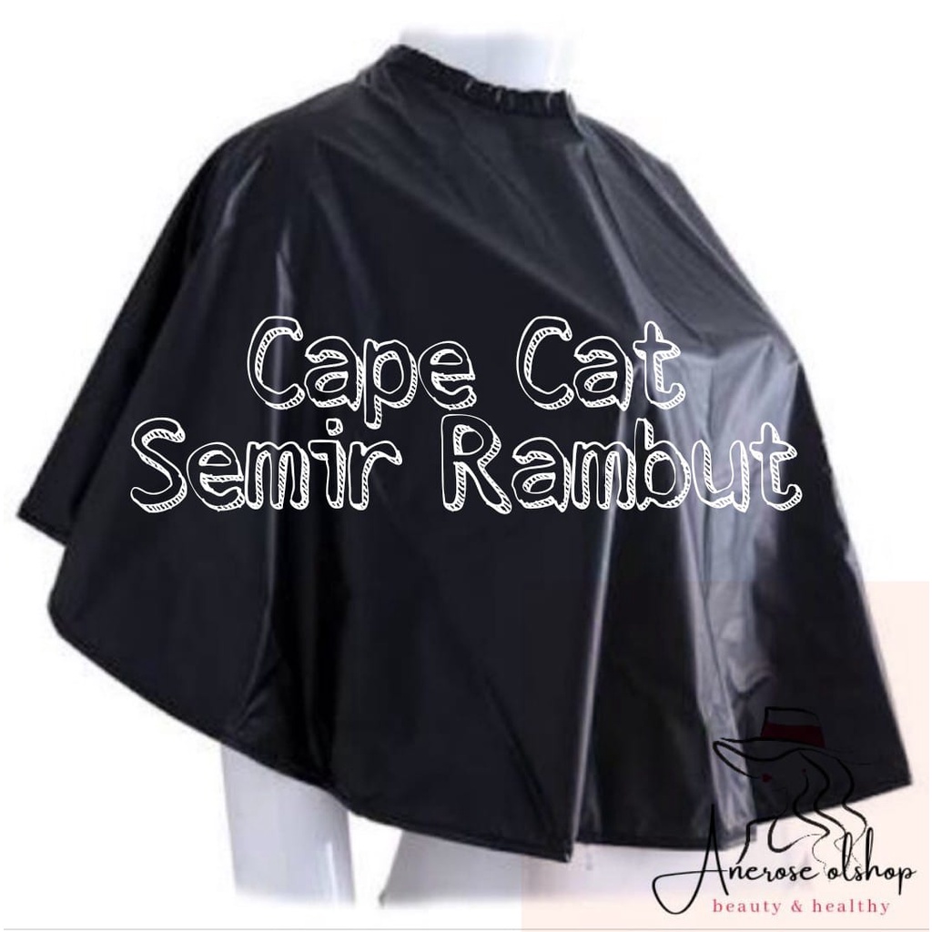 Cape cat semir rambut  pelindung semir rambut Kain Kep Semir Rambut Hitam