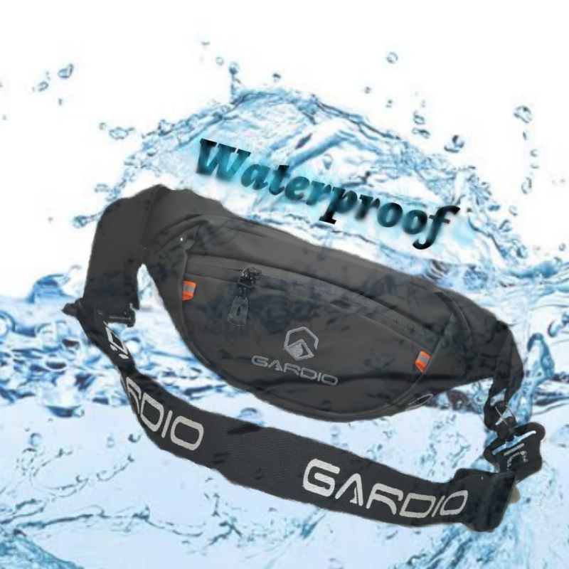 TAS SELEMPANG WATERPROOF TAS PINGGANG ANTI AIR WAISTBAG PRIA WATERPROOF MURAH TAS PINGGANG TNF