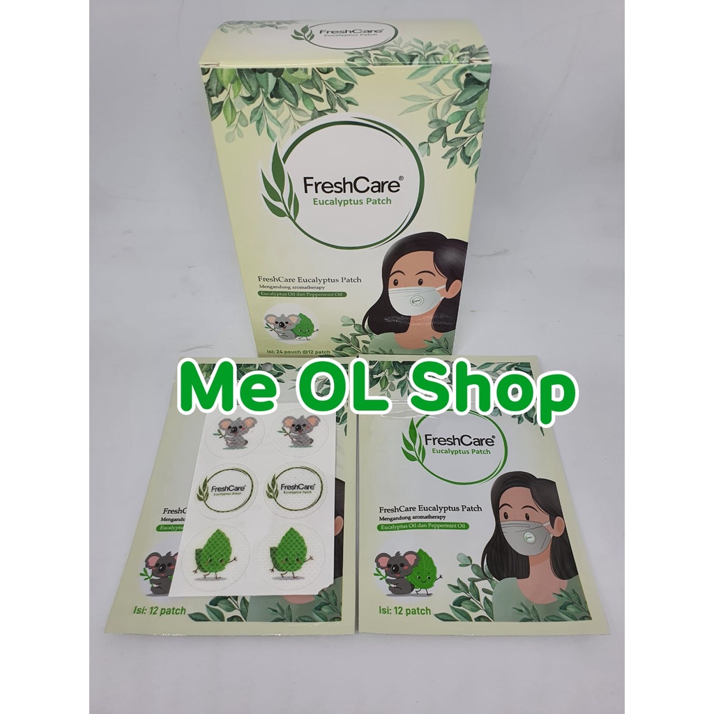 FreshCare Patch isi 12 Freshcare Eucalyptus Patch STICKER MASKER ORIGINAL dan MURAH