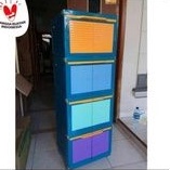 lemari plastik club mini susun 4