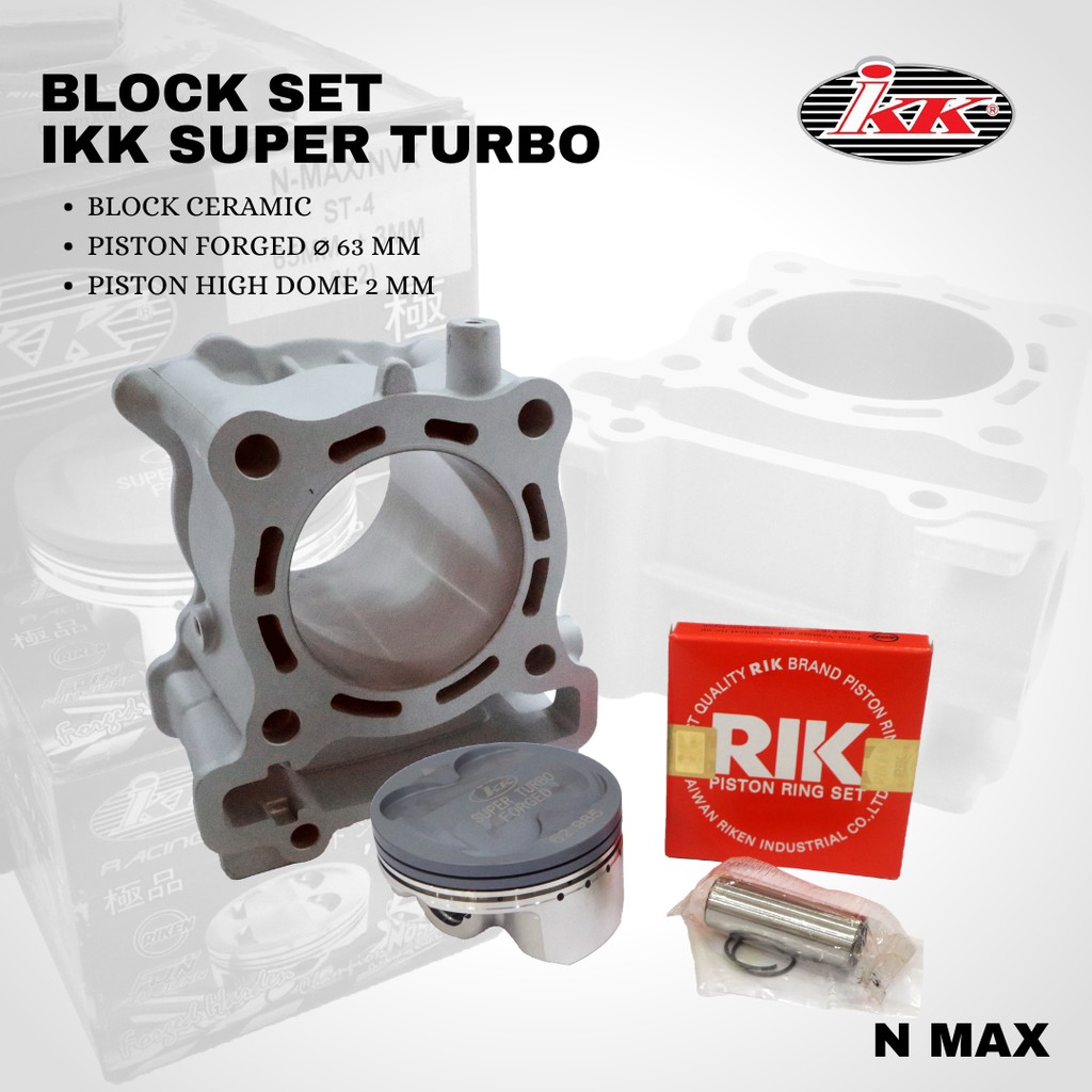 Blok seher IKK Nmax aerox Super Turbo boring 63mm