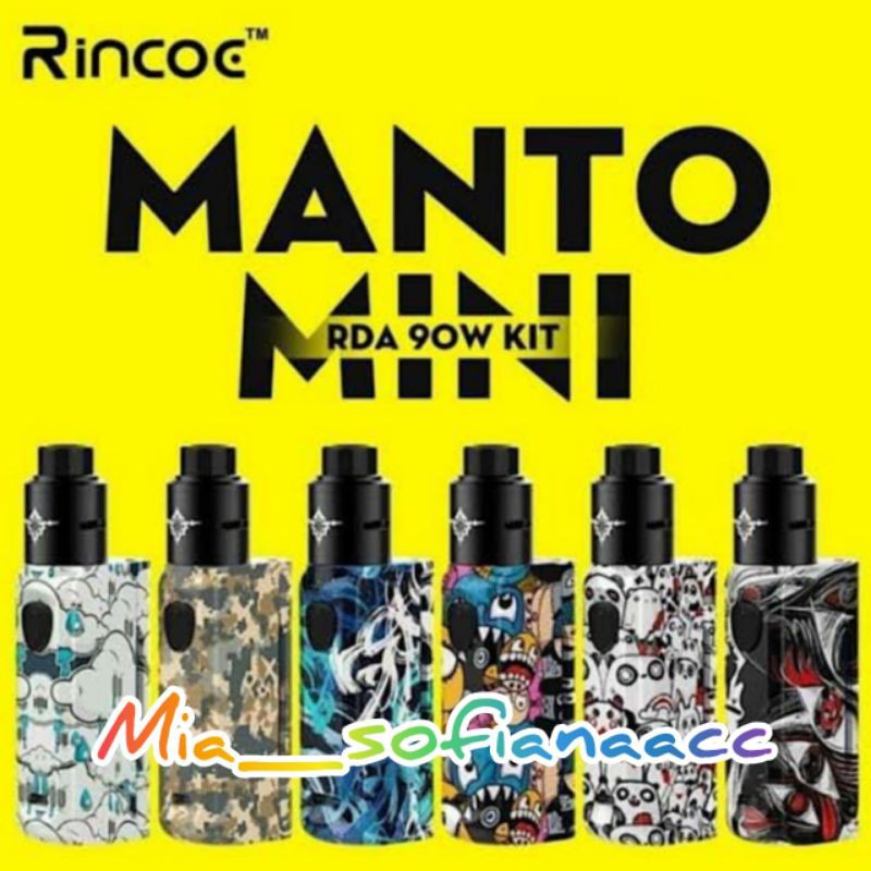 VAPOOR VAPEE MANTO MINI 90 WATT FULL SET Free liquid 30ML