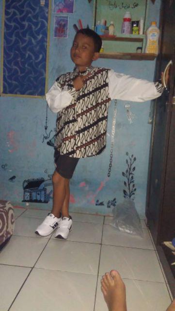 Couple Batik Anak Cewek Cowok By Rayhan Batik