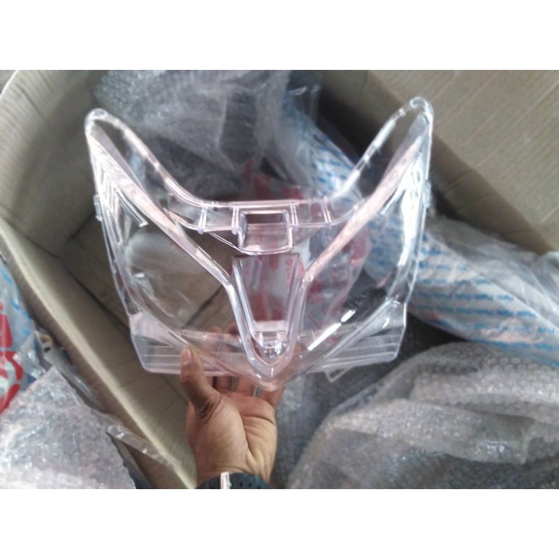 Mika kaca Lampu depan Vario Tekno tecno 125 lama merk win