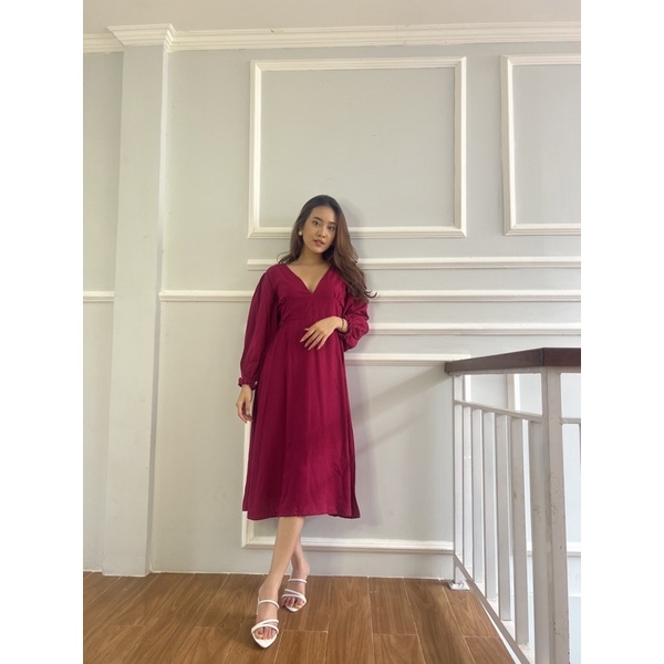 VENNYA LONG SLEEVE DRESS