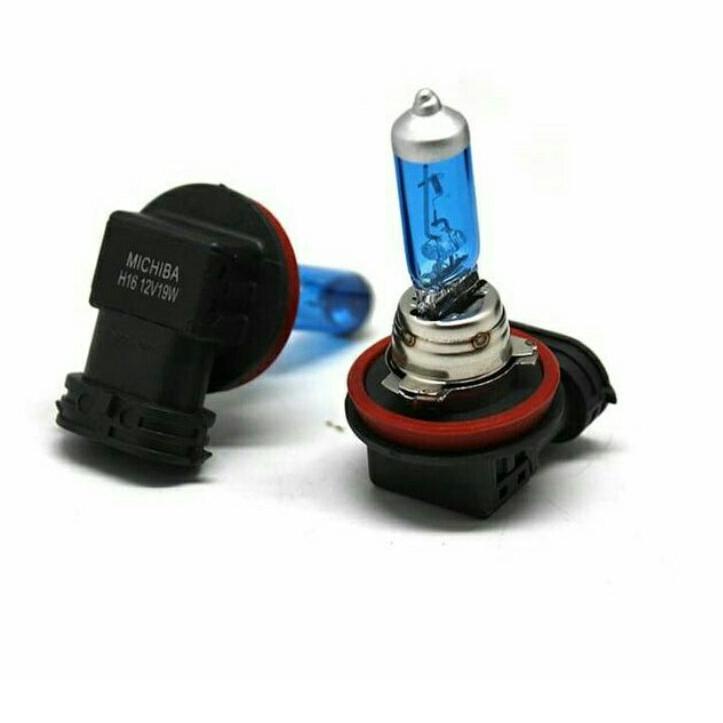 bohlam halogen foglamp all new avanza H16 kuning-biru michiba
