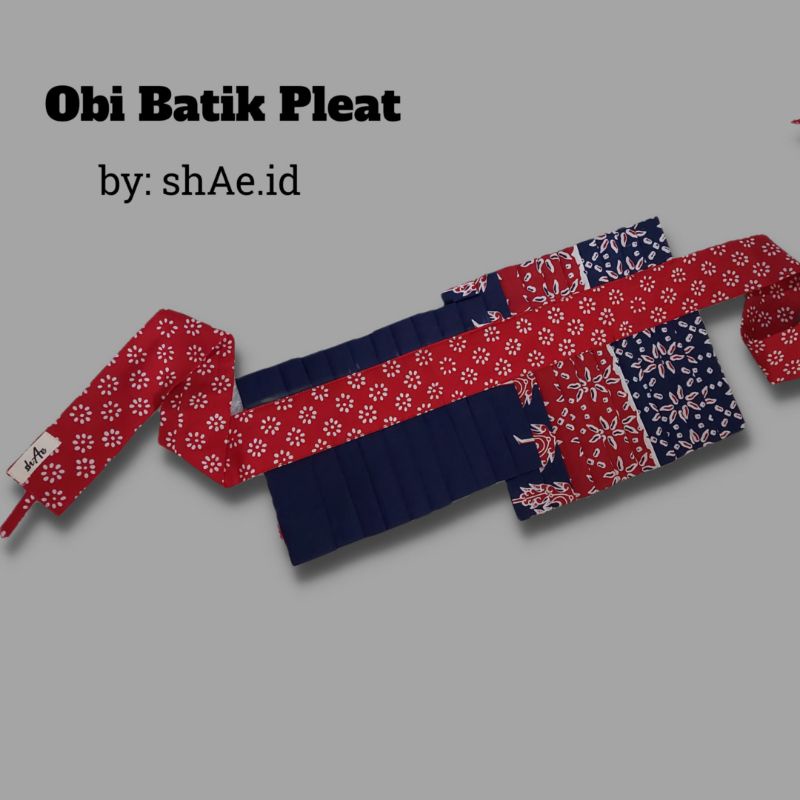 OBI BELT BATIK | OBI BELT Rempel| Ikat Pinggang Kain