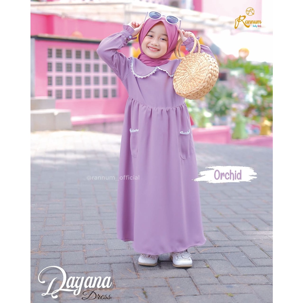 Terlaris Gamis anak list renda  usia 3-5 tahun Keren