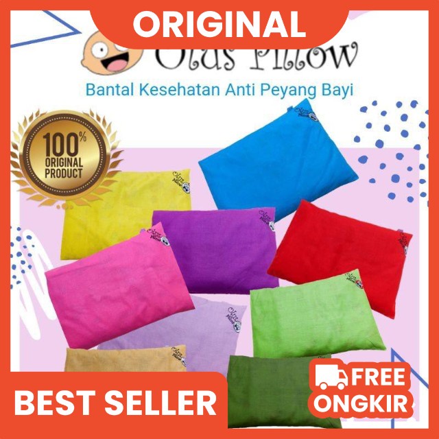 Bantal Bayi kulit kacang hijau bantal peyang 100% asli bantal kesehatan bayi grosir Bean Pillow Bantal anti peyang kulit kacang hijau