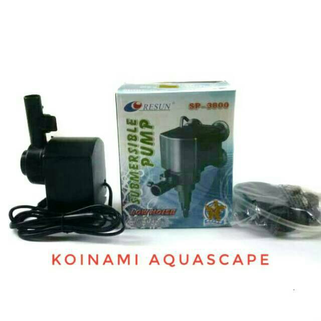 RESUN SP-3800 / pompa celup kolam ikan koi / aquarium aqua scape / sirkulasi / pump