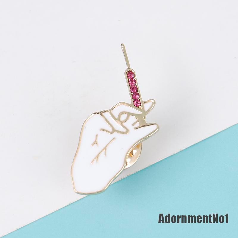 (Adornmentno1) Bros Pin Enamel Bentuk Jarum Suntik Warna Putih Untuk Wanita