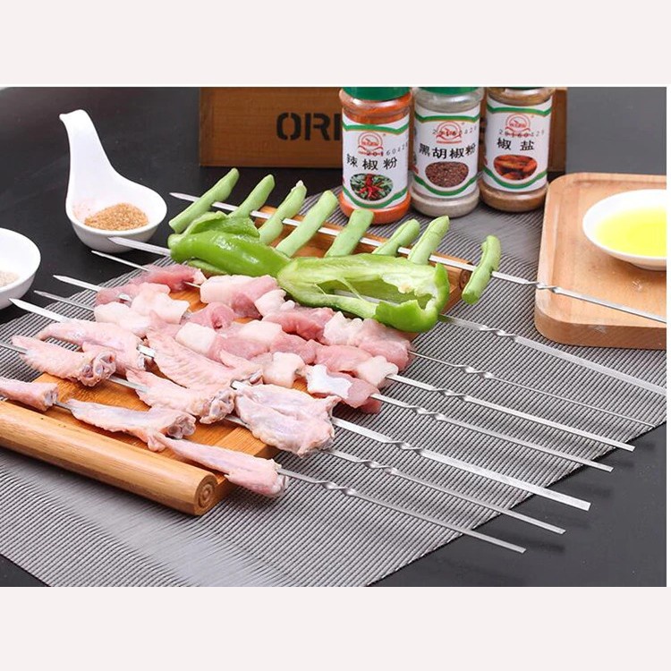 Alat Tusuk Sate Stainless Reusable Cooking Tools 100 PCS - Miao