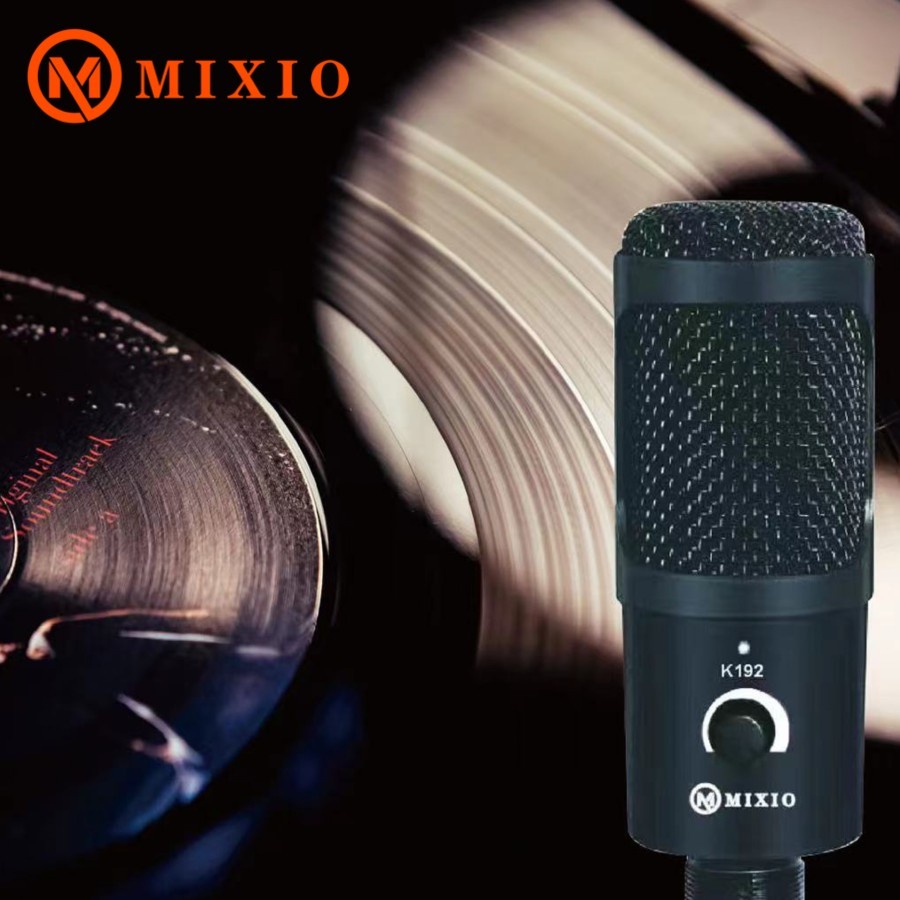 MIXIO K192 Mic Microphone Condeser Streamer Usb Laptop vocal recording