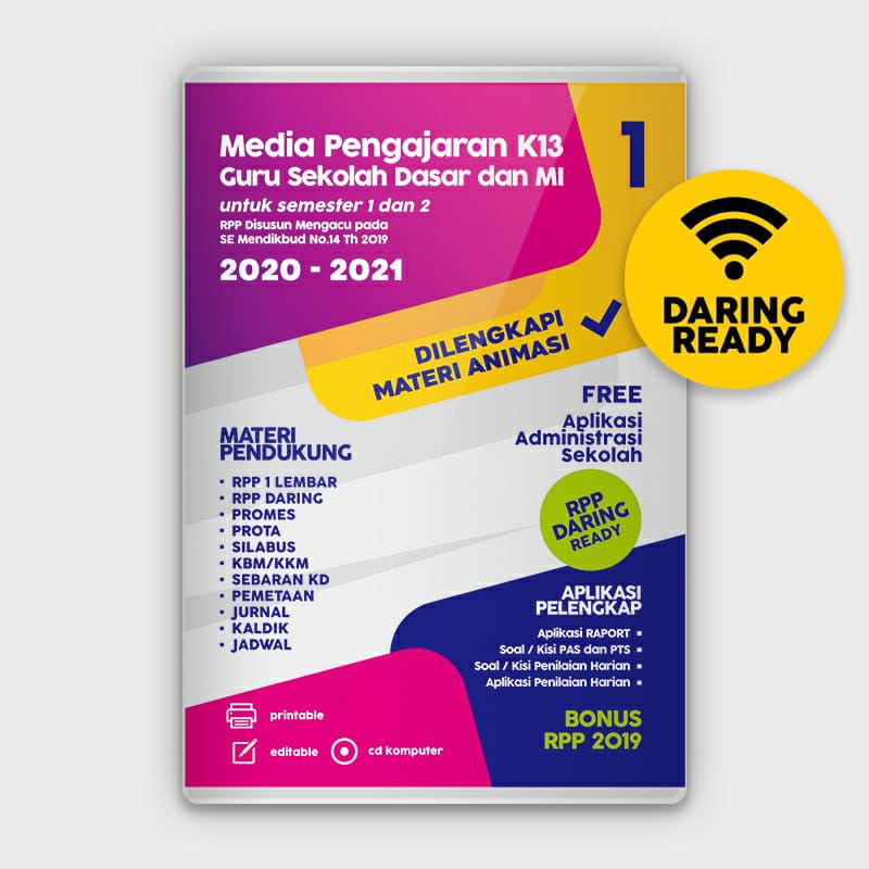 

CD RPP K13 1 LEMBAR | DARING DAN LURING | TINGKAT SD/MI | FULL 2 SEMESTER