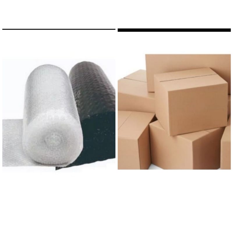 Bubble Wrap dan Kardus Tambahan Packing