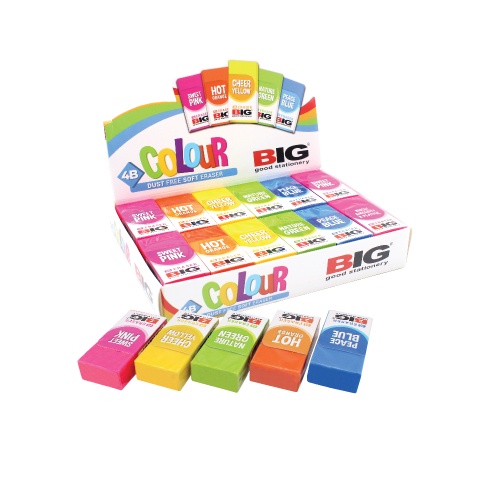 Penghapus BIG Color Eraser 9243 Set 4 pcs